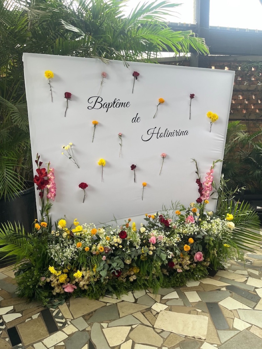 Arche carrée blanche pour décor événementiel